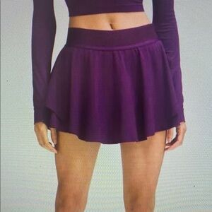 Elegant Purple Women's Skirt